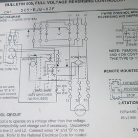 Allen Bradley via TCS 505BJDA2F Ser. C NSNP 505 BJD A2F