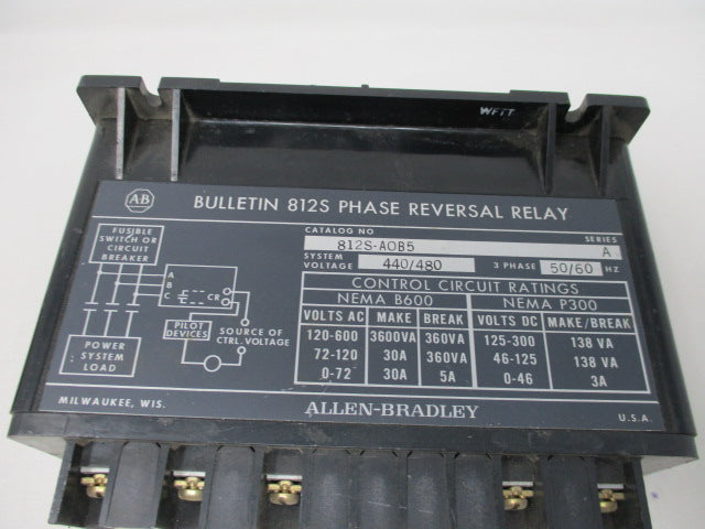 Allen Bradley via TCS 812SAOB5 Ser. A NSNP 812S AOB5
