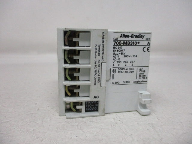 Allen Bradley via TCS 700MB310A1 Ser. A NSNP 700 MB310A1