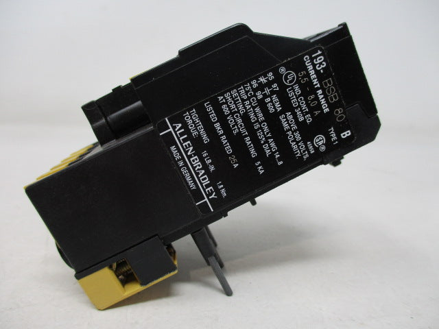 Allen Bradley via TCS 193BSB80B Ser. B NSNP 193 BSB80B