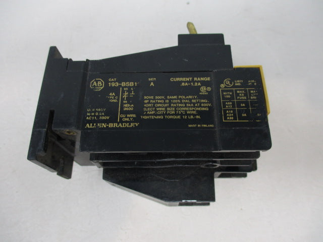 Allen Bradley via TCS 193BSB1 Ser. A NSNP 193 BSB1