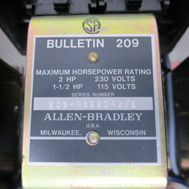 Allen Bradley via TCS 209H622045/1 NSNP 209 H622045/1