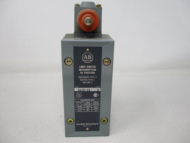 Allen Bradley via TCS 802XC4 Ser. C NSNP 802X C4