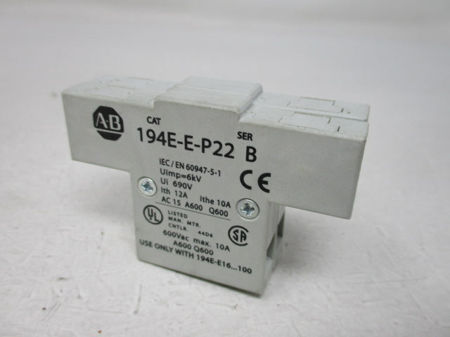 Allen Bradley via TCS 194EEP22 Ser. B NSNP 194E E P22