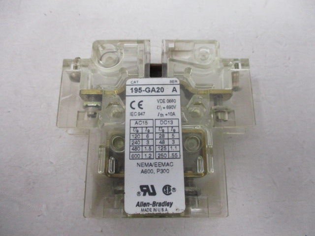 Allen Bradley via TCS 195GA20 Ser. A  NSNP 195 GA20