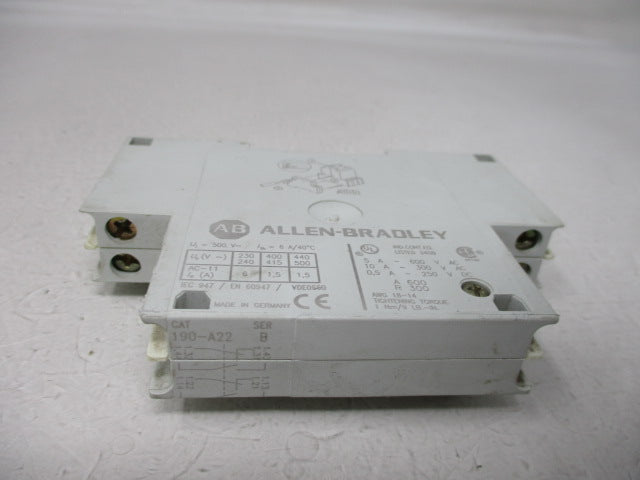 Allen Bradley via TCS 190A22 Ser. B NSNP 190 A22