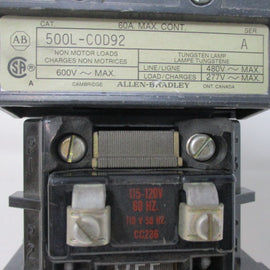 Allen Bradley via TCS 500LCOD92 Ser. A NSNP 500L COD 92