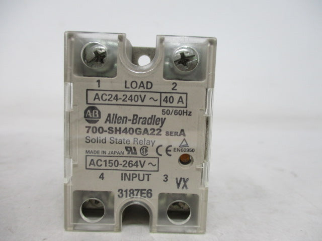 Allen Bradley via TCS 700SH40GA22 Ser. A NSNP 700S H40GA22