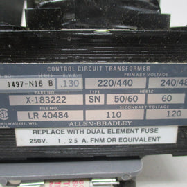 Allen Bradley via TCS 1497N16 Ser. B NSNP 1497 N16