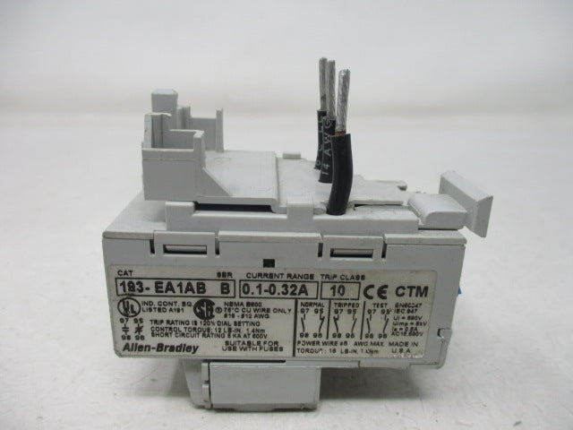 Allen Bradley via TCS 193EA1AB Ser. B NSNP 193 EA1