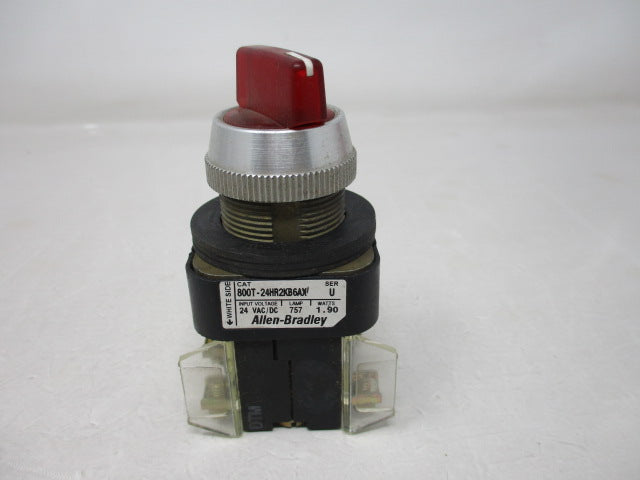 Allen Bradley via TCS 800T24HR2KB6AX Ser. U NSNP 800T 24HR2KB6AX