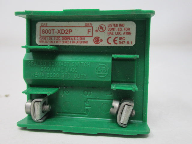 Allen Bradley via TCS 800TXD2P Ser. F NSNP 800T XD2P