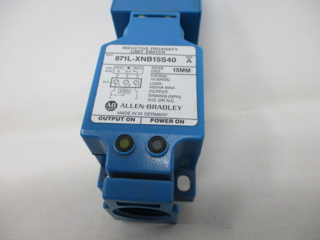 Allen Bradley via TCS 871LXNB15S40 Ser. A NSNP 871L XNB15 S40