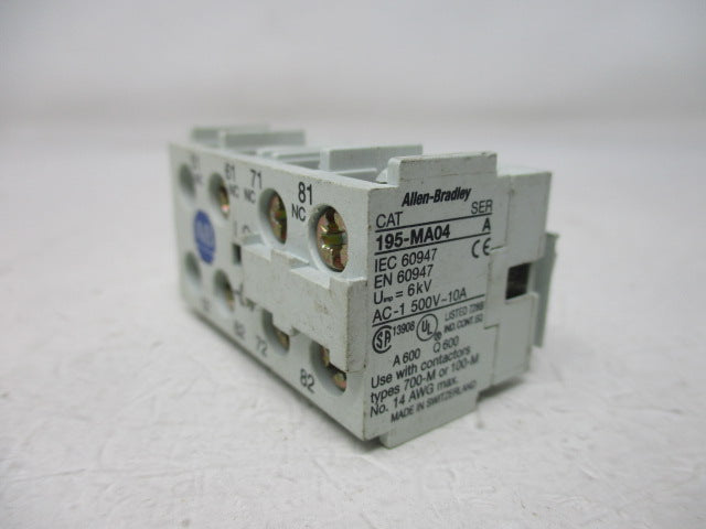 Allen Bradley via TCS 195MA04 Ser. A NSNP 195 MA04