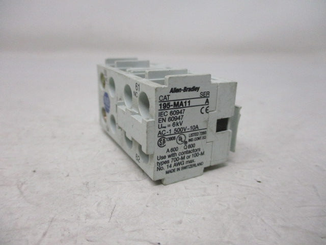 Allen Bradley via TCS 195MA11 Ser. A NSNP 195 MA11