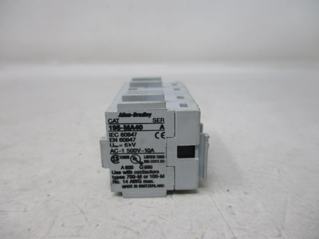Allen Bradley via TCS 195MA40 Ser. A NSNP 195 MA40