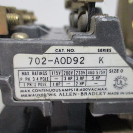 Allen Bradley via TCS 702AOD92 Ser. K NSNP 702 AOD 92