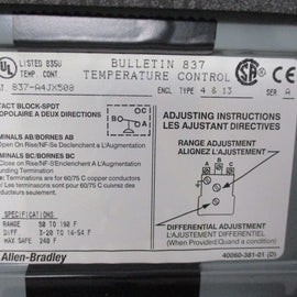 Allen Bradley via TCS 837A4JX508 Ser. A NSNP 837 A4JX508