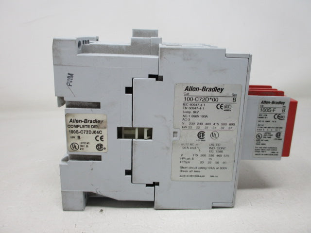 Allen Bradley via TCS 100SC72DJ04C Ser. B NSNP 100S C72DJ04C