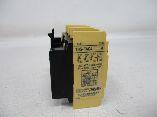 Allen Bradley via TCS 195FA04 Ser. A NSNP 195 FA04