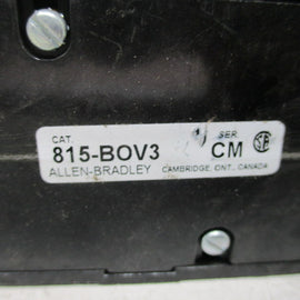 Allen Bradley via TCS 815BOV3 Ser. CM NSNP 815 BOV3