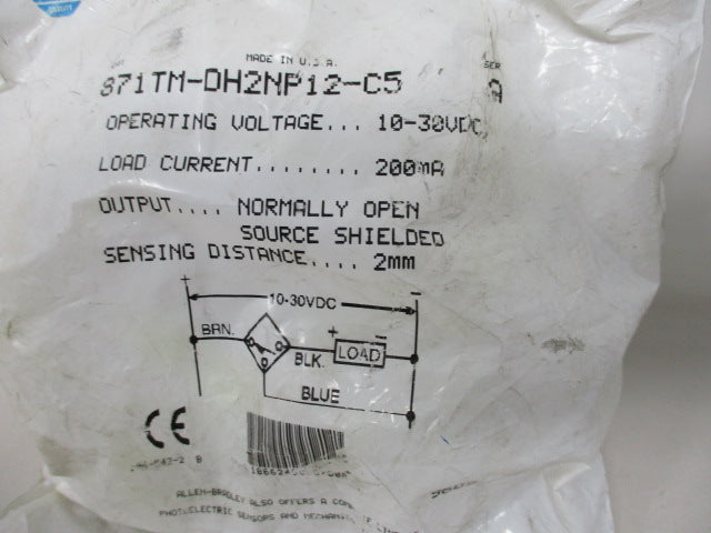 Allen Bradley via TCS 871TMDH2NP12C5 Ser. A NSNP 871TM DH2NP12 C5