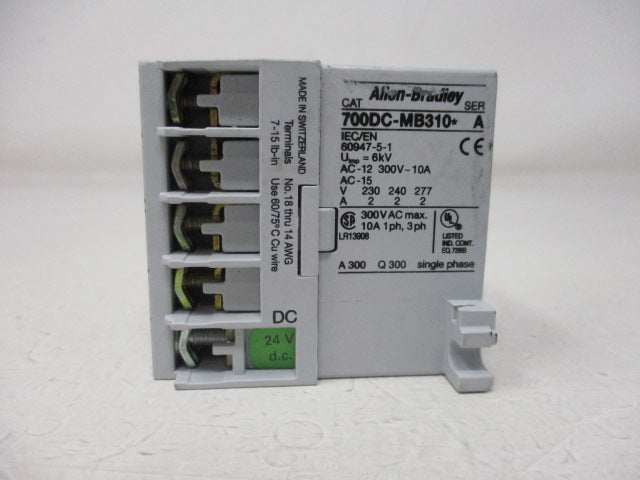 Allen Bradley via TCS 700DCMB310A24 Ser. A NSNP 700DC MB310A24