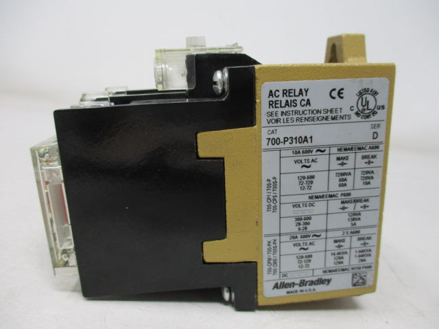 Allen Bradley via TCS 700P310A1 Ser. D NSNP 700 P310A1