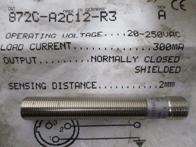 Allen Bradley via TCS 872CA2C12R3 Ser. A NSNP 872C A2C12 R3