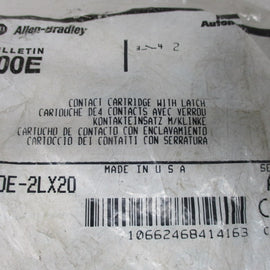 Allen Bradley via TCS 800E2LX20 Ser. A NSNP 800E 2LX20