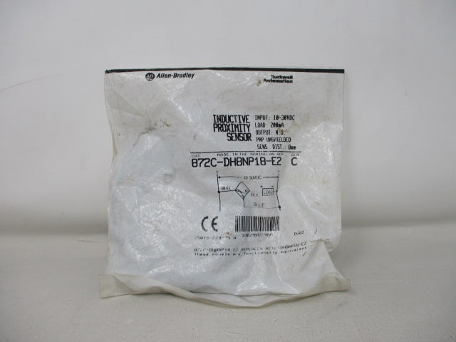 Allen Bradley via TCS 872CDH8NP18E2 Ser. C NSNP 872C DH8NP18 E2