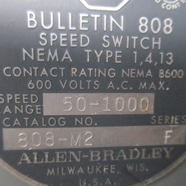 Allen Bradley via TCS 808M2 Ser. F NSNP  808 M2