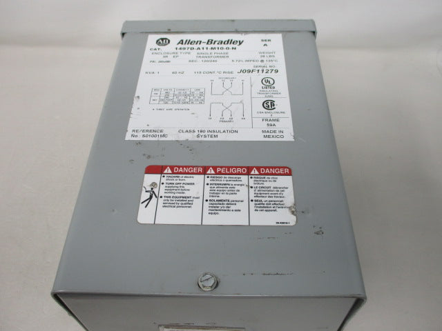 Allen Bradley via TCS 1497DA11M100N Ser. A NSNP 1497D A11 M10 0 N
