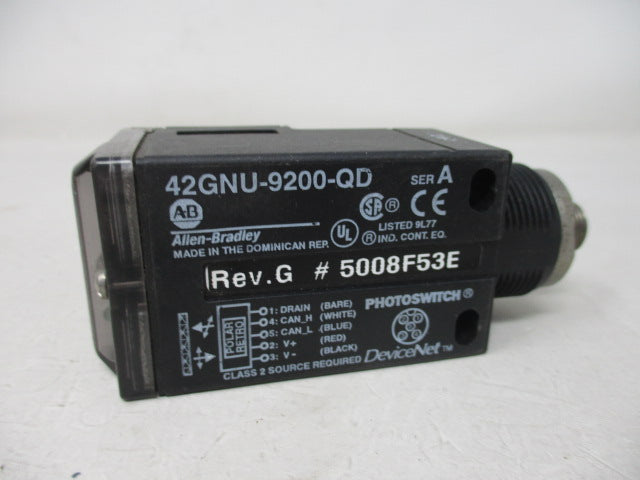 Allen Bradley via TCS 42GNU9200QD Ser. A NSNP 42GNU 9200 QD