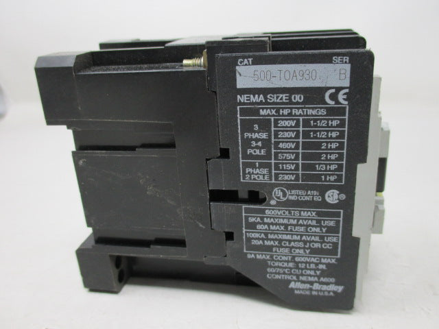 Allen Bradley via TCS 500TOA930 Ser. B NSNP 500 TOA 930