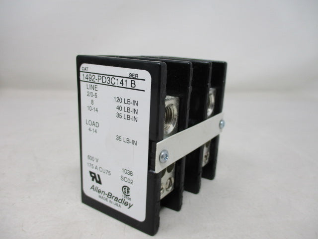 Allen Bradley via TCS 1492PD3C141 Ser. B NSNP 1492 PD3C141
