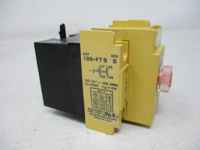 Allen Bradley via TCS 196FTB Ser. B NSNP 196 FTB