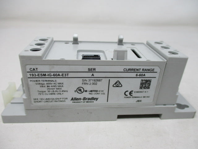 Allen Bradley via TCS 193ESMIG60AE3T Ser. A NSNP