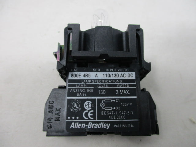 Allen Bradley via TCS 800E4RL5 Ser. A NSNP 800E 4RL5