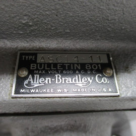 Allen Bradley via TCS 801ASC1411 NSNP 801 ASC1411