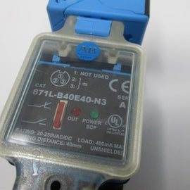 Allen Bradley via TCS 871LB40E40N3 Ser. A NSNP 871L B40E40 N3