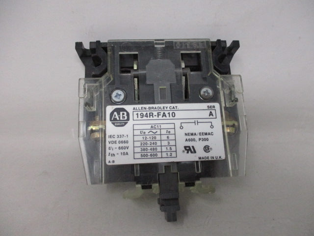Allen Bradley via TCS 194RFA10 Ser. A NSNP 194R FA10