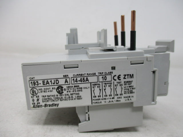 Allen Bradley via TCS 193EA1JD Ser. A NSNP 193 EA1JD