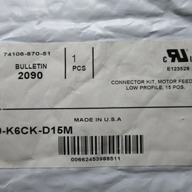Allen Bradley via TCS 2090K6CKD15M Ser. B NSNP 2090 K6CK D15M
