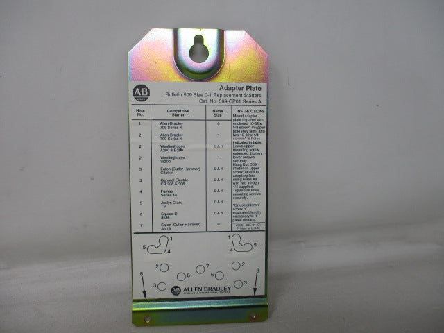 Allen Bradley via TCS 599CP01 Ser. A NSNP 599 CP01