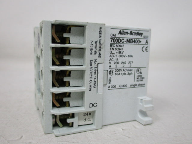 Allen Bradley via TCS 700DCMB400D24 Ser. A NSNP GENUINE