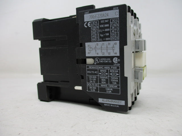 Allen Bradley via TCS 700F220A24 Ser. C NSNP 700 F220A2 4