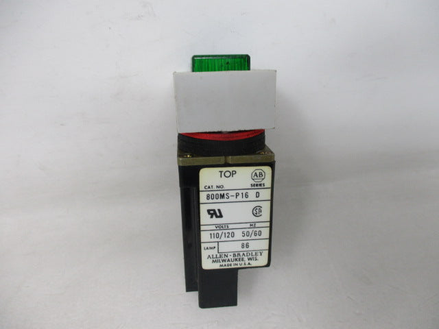 Allen Bradley via TCS 800MSP16G Ser. D NSNP 800MS P16G