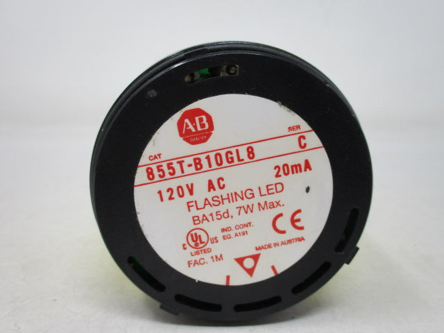 Allen Bradley via TCS 855TB10GL8 Ser. C NSNP  855T B10GL8