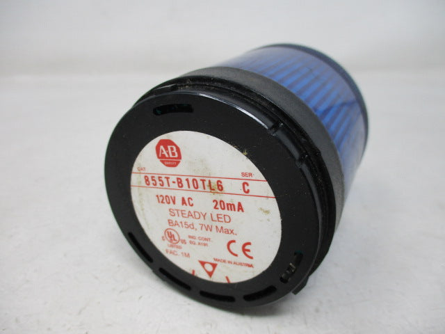 Allen Bradley via TCS 855TB10TL6 Ser. C NSNP 855T B10TL6